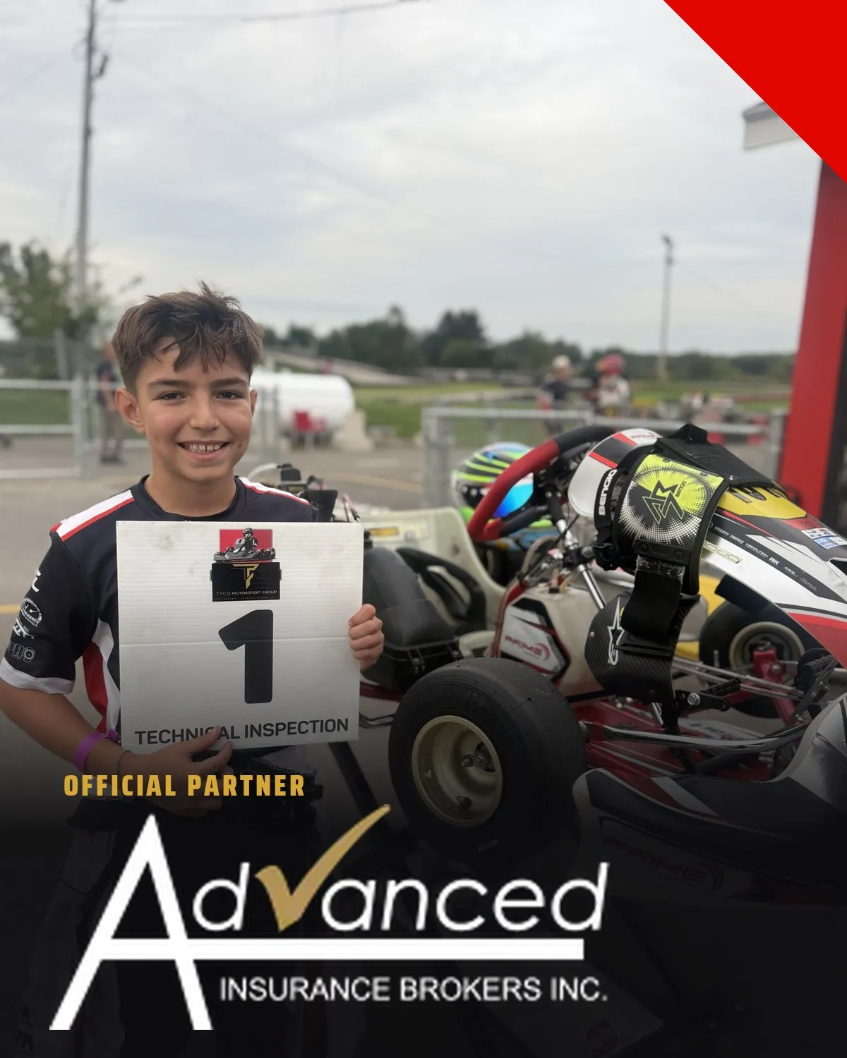 Advanced Insurance Brokers partner graphic featuring Damian